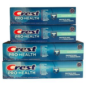 Lot 4 Crest Pro-Health Fluoride Toothpaste, 4.3OZ/5.9OZ